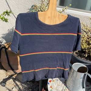 GUC Brandy Melville ribbed crop-top